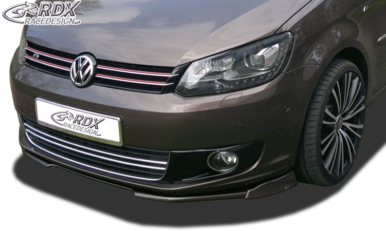 Ajout / Lame de pare-chocs avant RDX VARIO-X pour VW Touran 1T1 Facelift (2010-2015) / Caddy 2K (2010-2015)