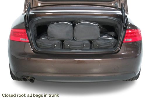 Pack de 6 sacs de voyage sur-mesure pour Audi A5 Cabriolet (8F7) (de 2009 à 2016) - Gamme Classique