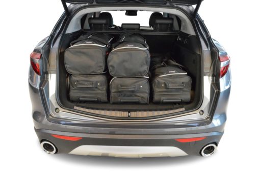 Pack de 6 sacs de voyage sur-mesure pour Alfa Romeo Stelvio (949) (depuis 2017) - Gamme Classique