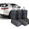 Pack de 6 sacs de voyage sur-mesure pour Alfa Romeo Stelvio (949) (depuis 2017) - Gamme Pro.Line