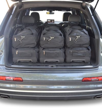 Pack de 6 sacs de voyage sur-mesure pour Audi Q7 (4M) (depuis 2015) - Gamme Pro.Line
