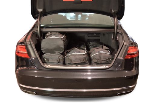 Pack de 6 sacs de voyage sur-mesure pour Audi A8 (D4) (de 2013 à 2017) - Gamme Classique