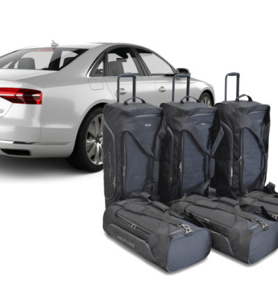 Pack de 6 sacs de voyage sur-mesure pour Audi A8 (D4) (de 2013 à 2017) - Gamme Pro.Line