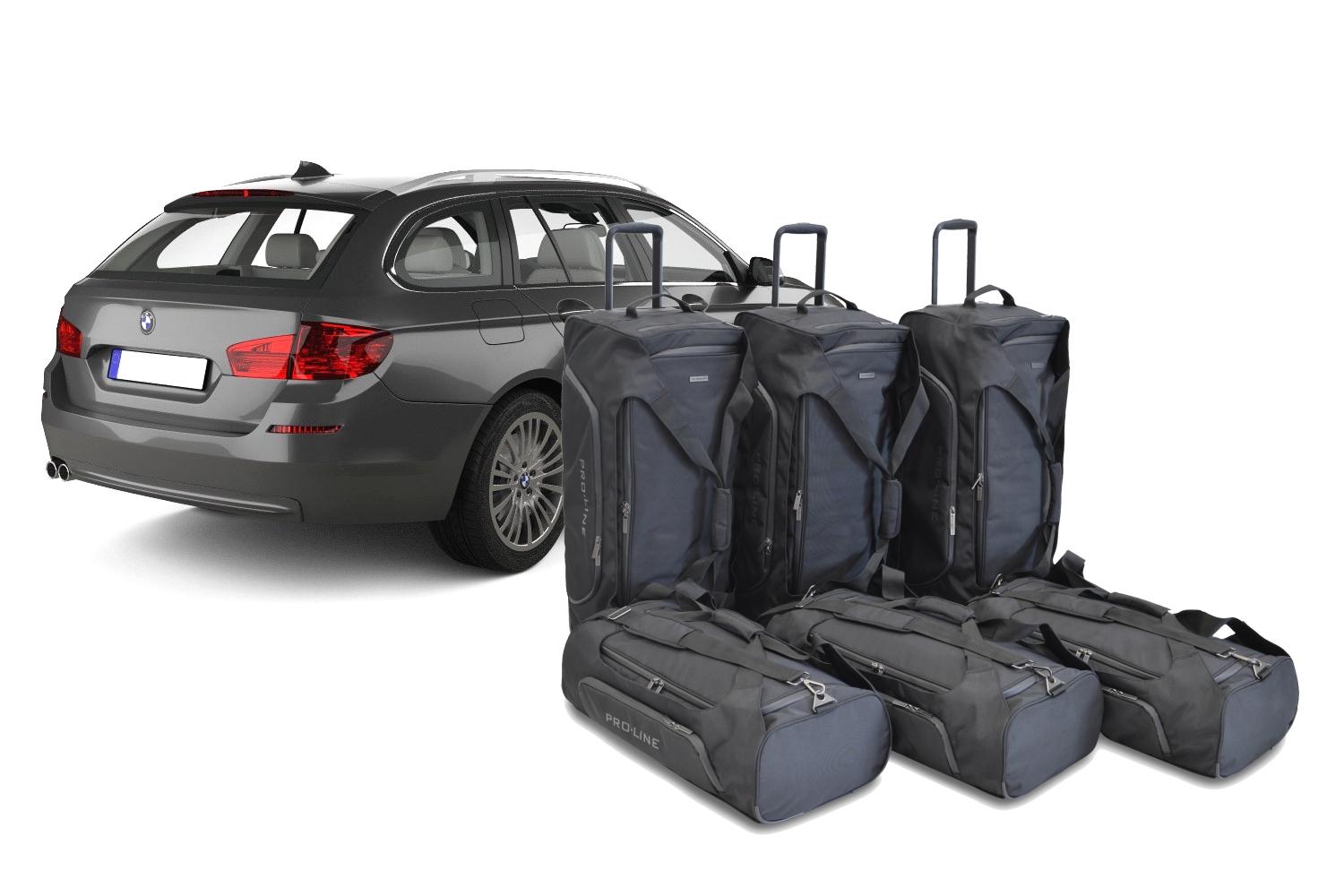Pack de 6 sacs de voyage sur-mesure pour Bmw 5 Series Touring (F11