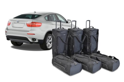 Pack de 6 sacs de voyage sur-mesure pour Bmw X6 (E71) (de 2008 à 2014) - Gamme Pro.Line