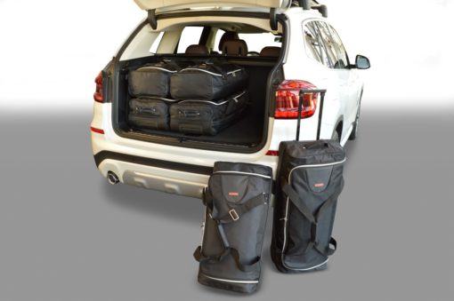 Pack de 6 sacs de voyage sur-mesure pour Bmw X3 (G01) (depuis 2017) - Gamme Classique