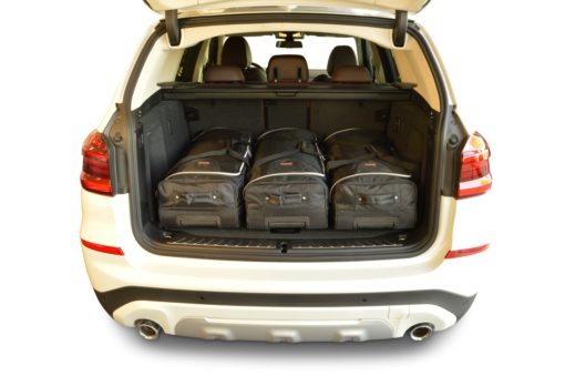 Pack de 6 sacs de voyage sur-mesure pour Bmw X3 (G01) (depuis 2017) - Gamme Classique