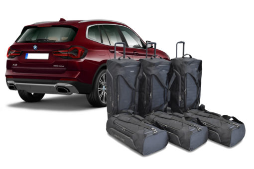 Pack de 6 sacs de voyage sur-mesure pour Bmw X3 (G01) (depuis 2017) - Gamme Pro.Line