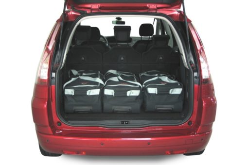 Pack de 6 sacs de voyage sur-mesure pour Citroën Grand C4 Picasso I (de 2006 à 2013) - Gamme Classique