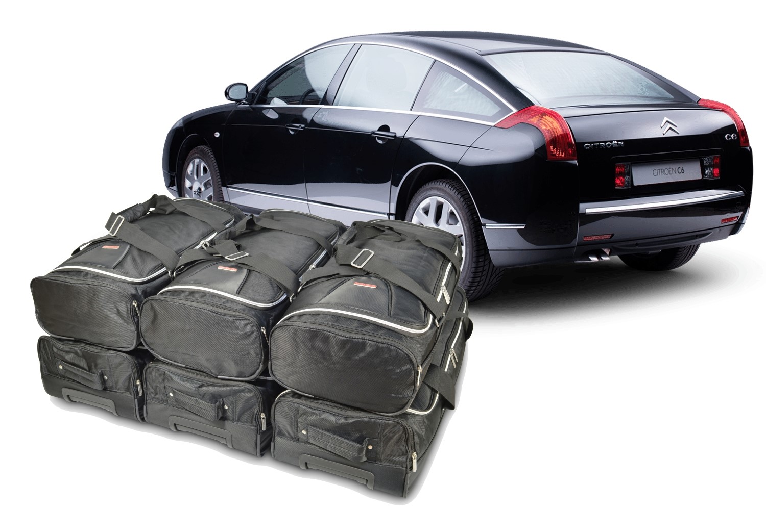 Pack de 6 sacs de voyage sur-mesure pour Nissan Qashqai (J10) (de