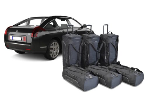 Pack de 6 sacs de voyage sur-mesure pour Citroën C6 (de 2006 à 2012) - Gamme Pro.Line
