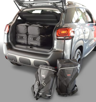 Pack de 6 sacs de voyage sur-mesure pour Citroën C3 Aircross (depuis 2017) - Gamme Classique