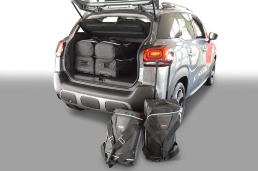 Pack de 6 sacs de voyage sur-mesure pour Citroën C3 Aircross (depuis 2017) - Gamme Classique