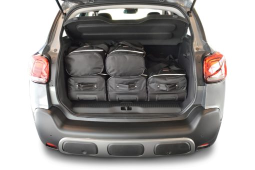 Pack de 6 sacs de voyage sur-mesure pour Citroën C3 Aircross (depuis 2017) - Gamme Classique