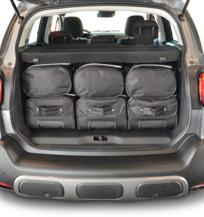 Pack de 6 sacs de voyage sur-mesure pour Citroën C3 Aircross (depuis 2017) - Gamme Classique