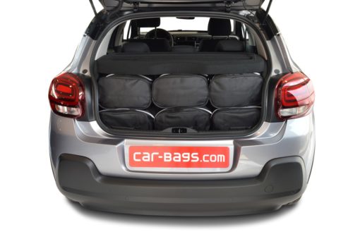 Pack de 6 sacs de voyage sur-mesure pour Citroën C3 III (depuis 2016) - Gamme Classique