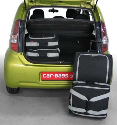 Pack de 4 sacs de voyage sur-mesure pour Daihatsu Sirion (M3#) (de 2005 à 2010) - Gamme Classique