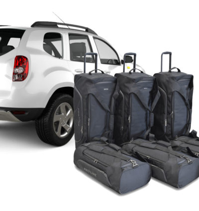 Pack de 6 sacs de voyage sur-mesure pour Dacia Duster (de 2010 à 2017) - Gamme Pro.Line
