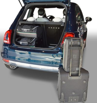 Pack de 4 sacs de voyage sur-mesure pour Fiat 500 (depuis 2007) - Gamme Classique