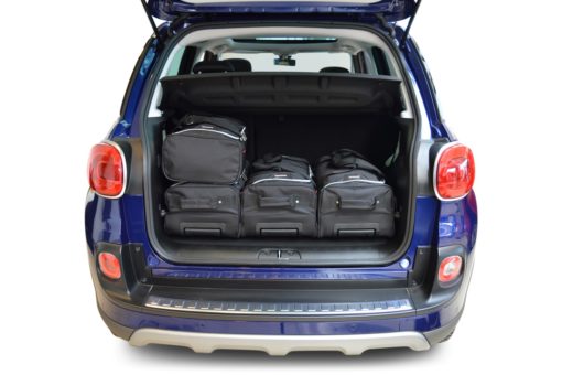 Pack de 6 sacs de voyage sur-mesure pour Fiat 500L (depuis 2012) - Gamme Classique
