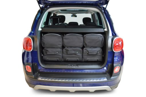 Pack de 6 sacs de voyage sur-mesure pour Fiat 500L (depuis 2012) - Gamme Classique