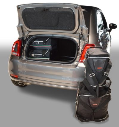 Pack de 4 sacs de voyage sur-mesure pour Fiat 500C (depuis 2007) - Gamme Classique