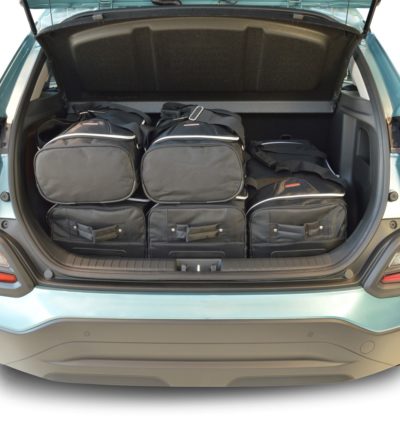 Pack de 6 sacs de voyage sur-mesure pour Hyundai Kona (OS) (de 2017 à 2022) - Gamme Classique