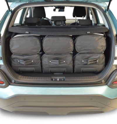 Pack de 6 sacs de voyage sur-mesure pour Hyundai Kona (OS) (de 2017 à 2022) - Gamme Classique