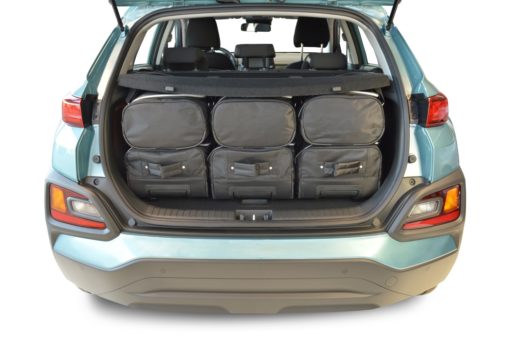 Pack de 6 sacs de voyage sur-mesure pour Hyundai Kona (OS) (de 2017 à 2022) - Gamme Classique