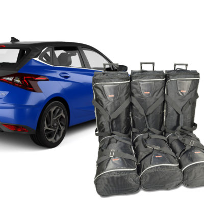 Pack de 6 sacs de voyage sur-mesure pour Hyundai i20 (BC3) (depuis 2020) - Gamme Classique