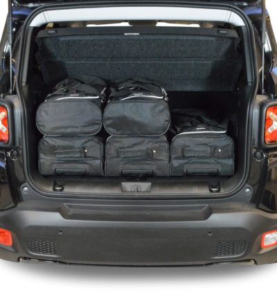 Pack de 6 sacs de voyage sur-mesure pour Jeep Renegade (depuis 2014) - Gamme Classique