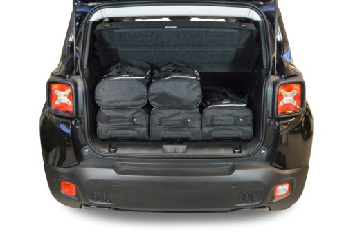 Pack de 6 sacs de voyage sur-mesure pour Jeep Renegade (depuis 2014) - Gamme Classique