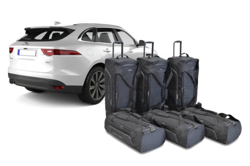 Pack de 6 sacs de voyage sur-mesure pour Jaguar F-Pace (depuis 2016) - Gamme Pro.Line