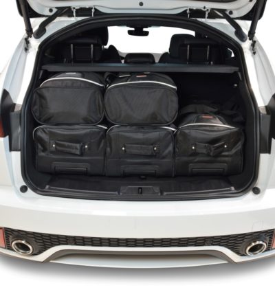 Pack de 6 sacs de voyage sur-mesure pour Jaguar E-Pace (depuis 2017) - Gamme Classique