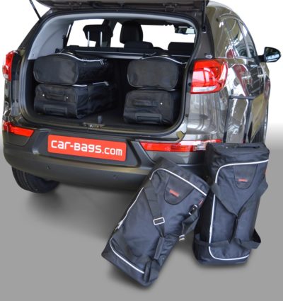 Pack de 6 sacs de voyage sur-mesure pour Kia Sportage III (SL) (de 2010 à 2015) - Gamme Classique