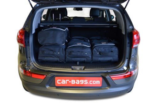 Pack de 6 sacs de voyage sur-mesure pour Kia Sportage III (SL) (de 2010 à 2015) - Gamme Classique