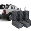 Pack de 6 sacs de voyage sur-mesure pour Kia Sorento (JC-BL) (de 2002 à 2009) - Gamme Pro.Line