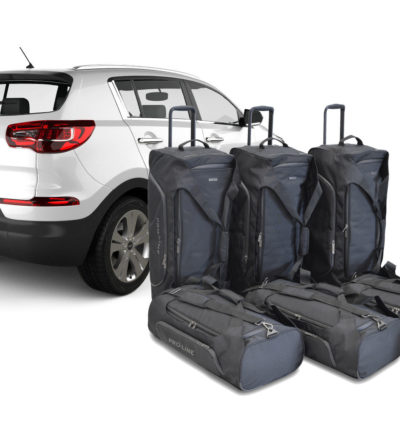Pack de 6 sacs de voyage sur-mesure pour Kia Sportage II (JE) (de 2004 à 2010) - Gamme Pro.Line