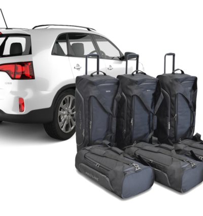 Pack de 6 sacs de voyage sur-mesure pour Kia Sorento (XM) (de 2009 à 2015) - Gamme Pro.Line