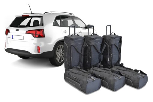 Pack de 6 sacs de voyage sur-mesure pour Kia Sorento (XM) (de 2009 à 2015) - Gamme Pro.Line