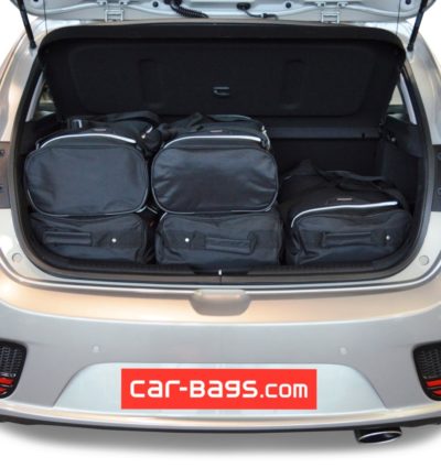 Pack de 6 sacs de voyage sur-mesure pour Kia Cee'd (JD) (de 2012 à 2018) - Gamme Classique