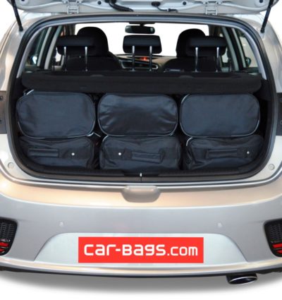 Pack de 6 sacs de voyage sur-mesure pour Kia Cee'd (JD) (de 2012 à 2018) - Gamme Classique