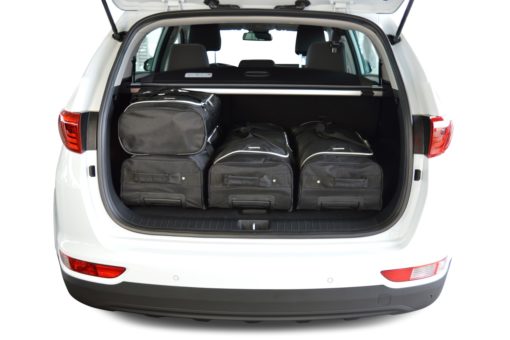 Pack de 6 sacs de voyage sur-mesure pour Kia Sportage IV (QL) (de 2015 à 2021) - Gamme Classique