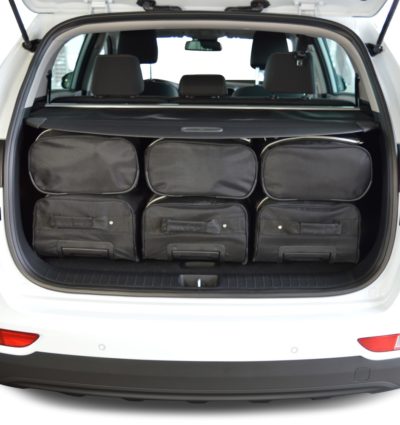 Pack de 6 sacs de voyage sur-mesure pour Kia Sportage IV (QL) (de 2015 à 2021) - Gamme Classique
