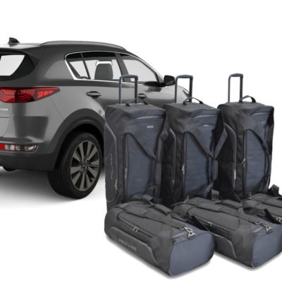 Pack de 6 sacs de voyage sur-mesure pour Kia Sportage IV (QL) (de 2015 à 2021) - Gamme Pro.Line