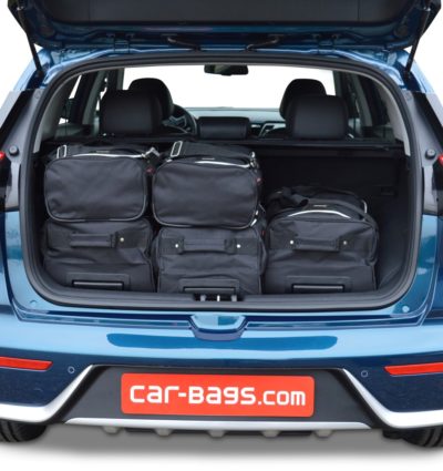 Pack de 6 sacs de voyage sur-mesure pour Kia Niro (DE) (de 2016 à 2022) - Gamme Classique
