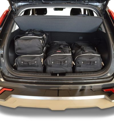 Pack de 6 sacs de voyage sur-mesure pour Kia Niro II (SG2) (depuis 2022) - Gamme Classique