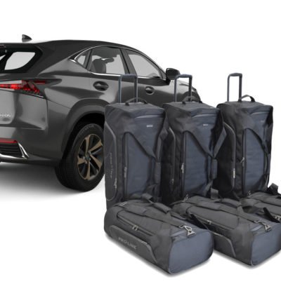 Pack de 6 sacs de voyage sur-mesure pour Lexus NX I (AZ10) (de 2014 à 2021) - Gamme Pro.Line