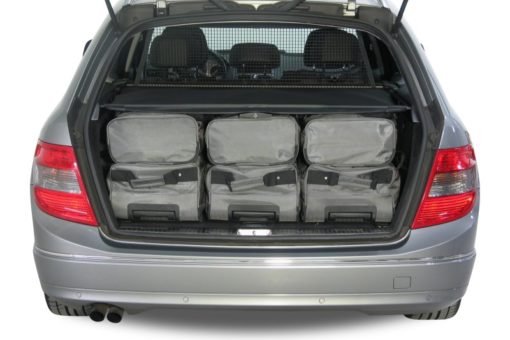 Pack de 6 sacs de voyage sur-mesure pour Mercedes-Benz Classe C estate (S204) (de 2007 à 2014) - Gamme Classique