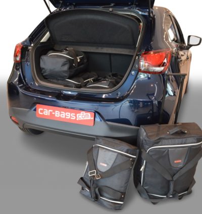Pack de 5 sacs de voyage sur-mesure pour Mazda Mazda 2 (DJ) (depuis 2015) - Gamme Classique